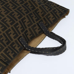 Fendi Open Shopping Tote Zucca Canvas