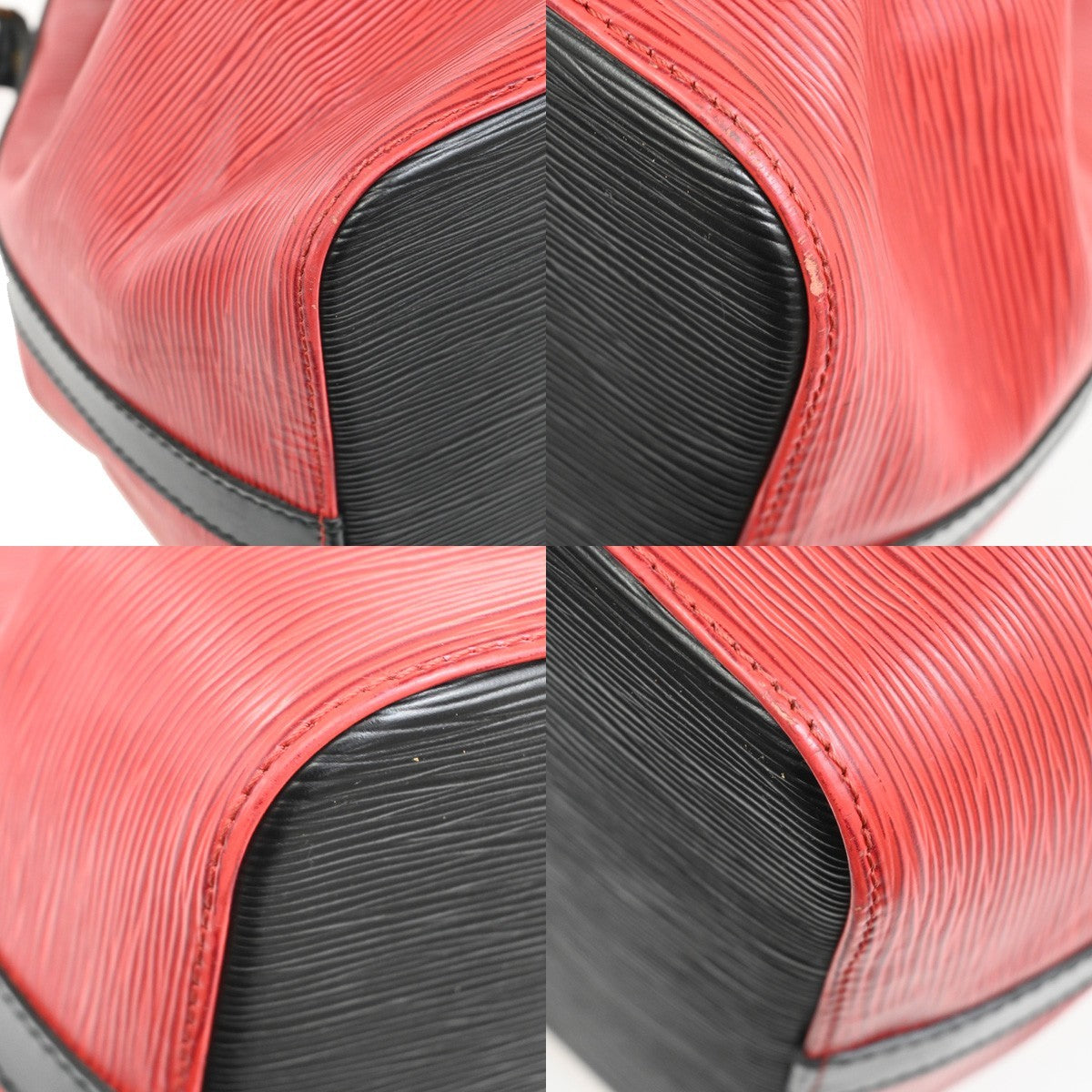 Louis Vuitton Bicolor Petit Noe Handbag Epi Leather