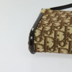 Christian Dior Vintage Trotter Shoulder Bag Canvas