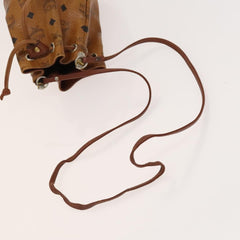 MCM Drawstring Shoulder Bag Leather