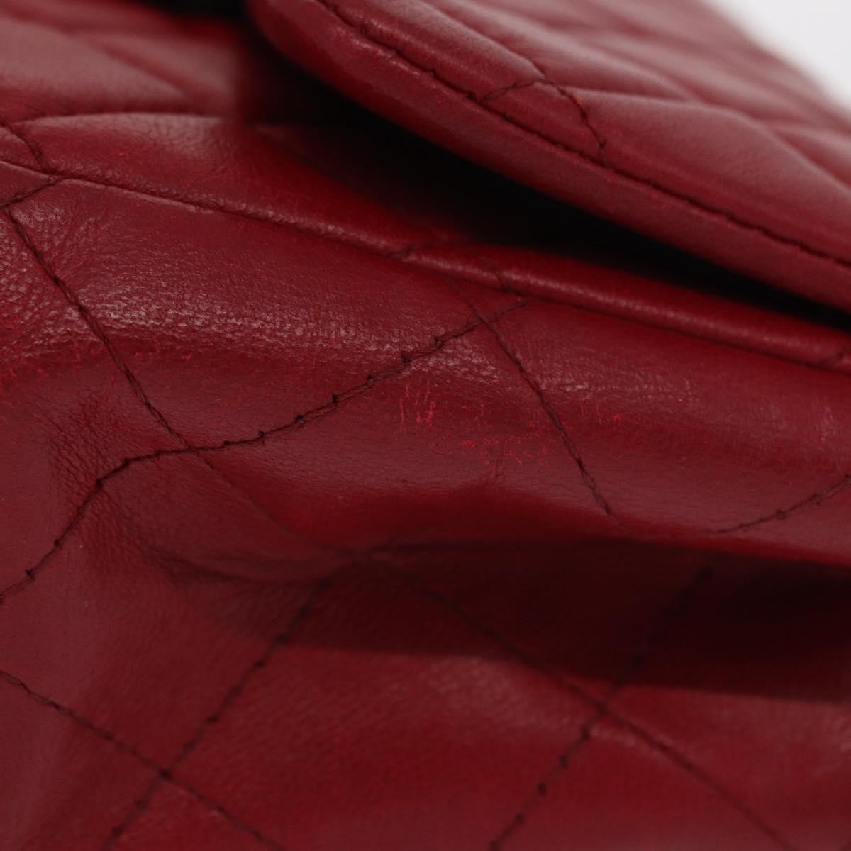 Chanel Square Classic Single Flap Bag Quilted Lambskin