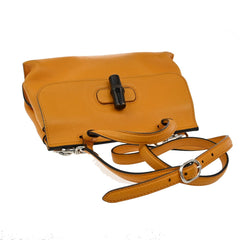 Gucci Bamboo Daily Top Handle Bag Leather