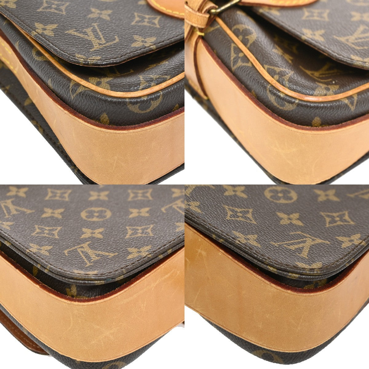 Louis Vuitton Cartouchiere Handbag Monogram Canvas