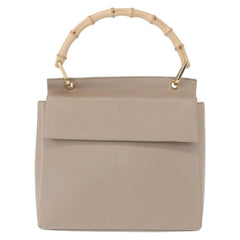 Gucci Vintage Bamboo Handle Bag Leather