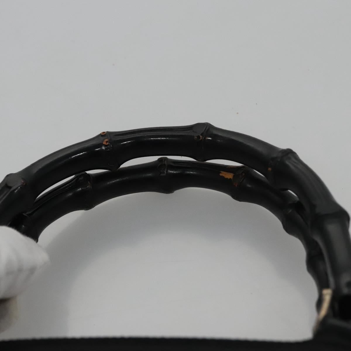 Gucci Vintage Bamboo Handle Bag Nylon