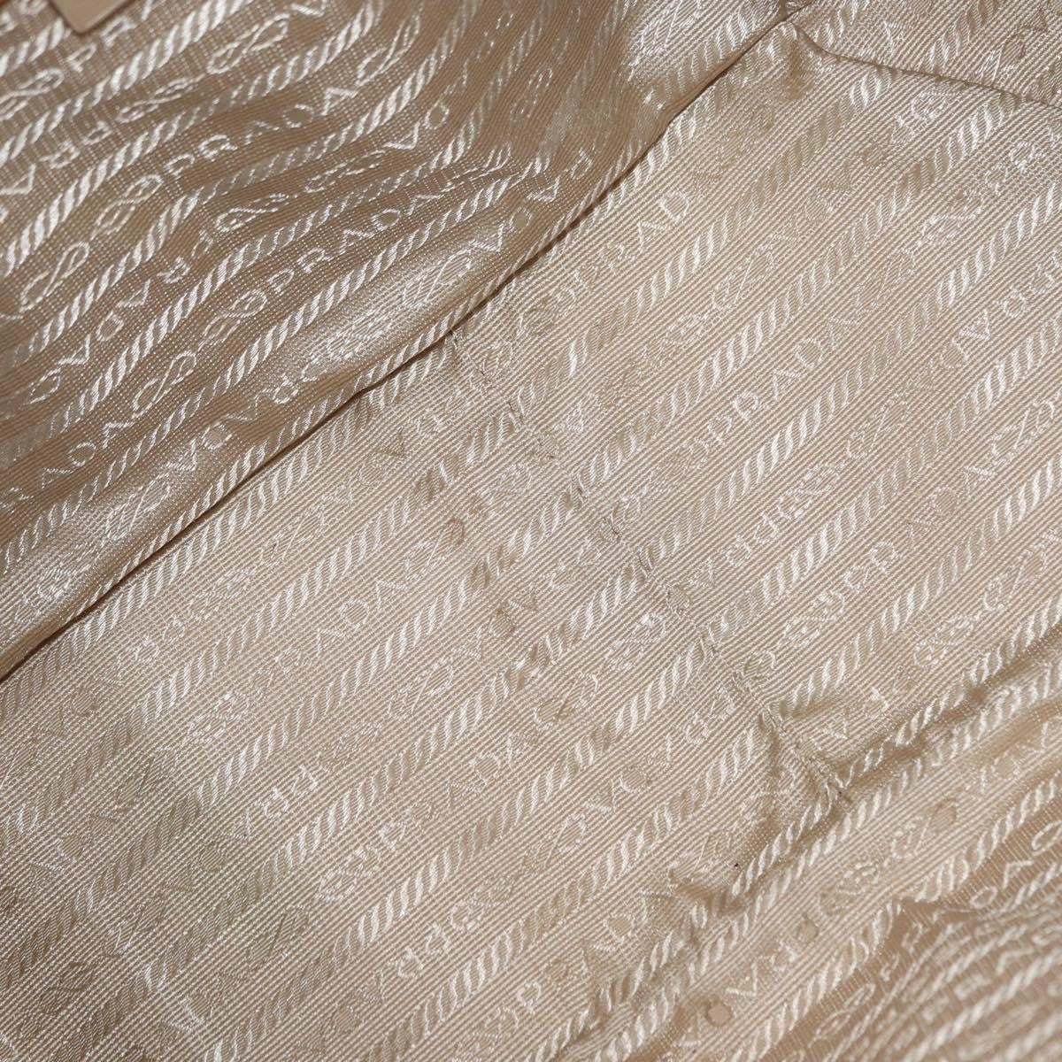 Prada Bowler Bag Canvas with Leather