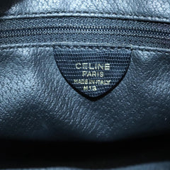 Celine Circle Logo Handbag Leather