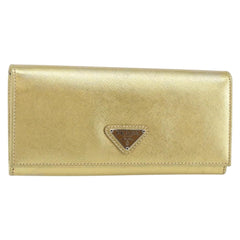 Prada Continental Wallet Saffiano Leather