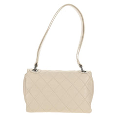 Chanel Padded Envelope Flap Bag Quilted Aged Calfskin