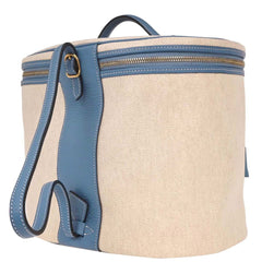 Hermes Intercity Victoria Travel Case Toile with Leather