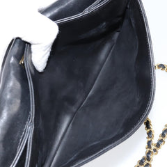 Bally Vintage Chain Shoulder Bag Quilted Leather