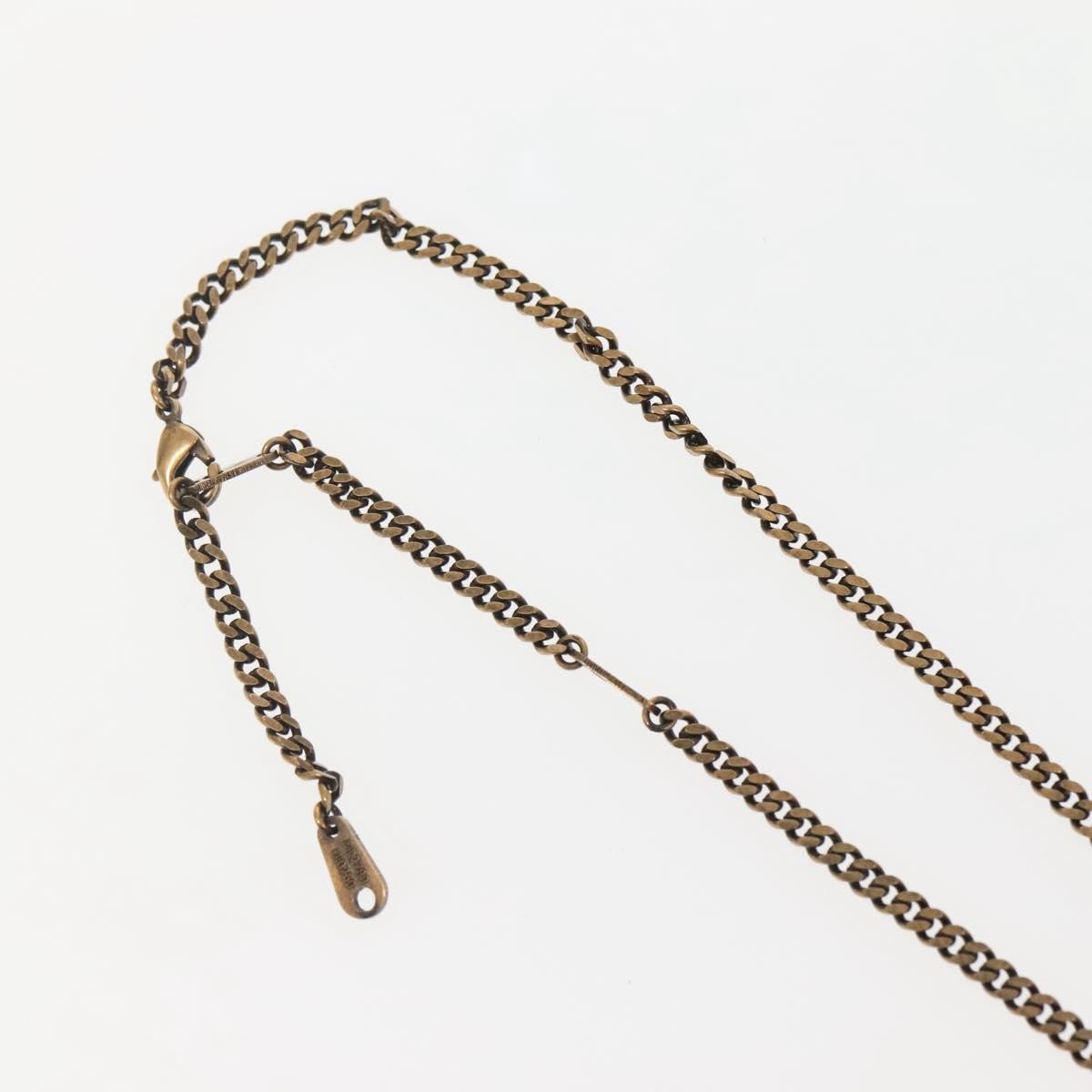 Louis Vuitton LV Wood Pendant Necklace Metal