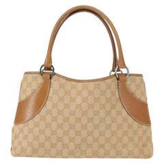 Gucci Vintage Ring Tote GG Canvas with Leather
