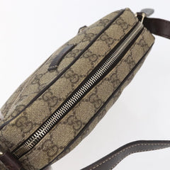 Gucci Front Zip Crossbody GG Canvas