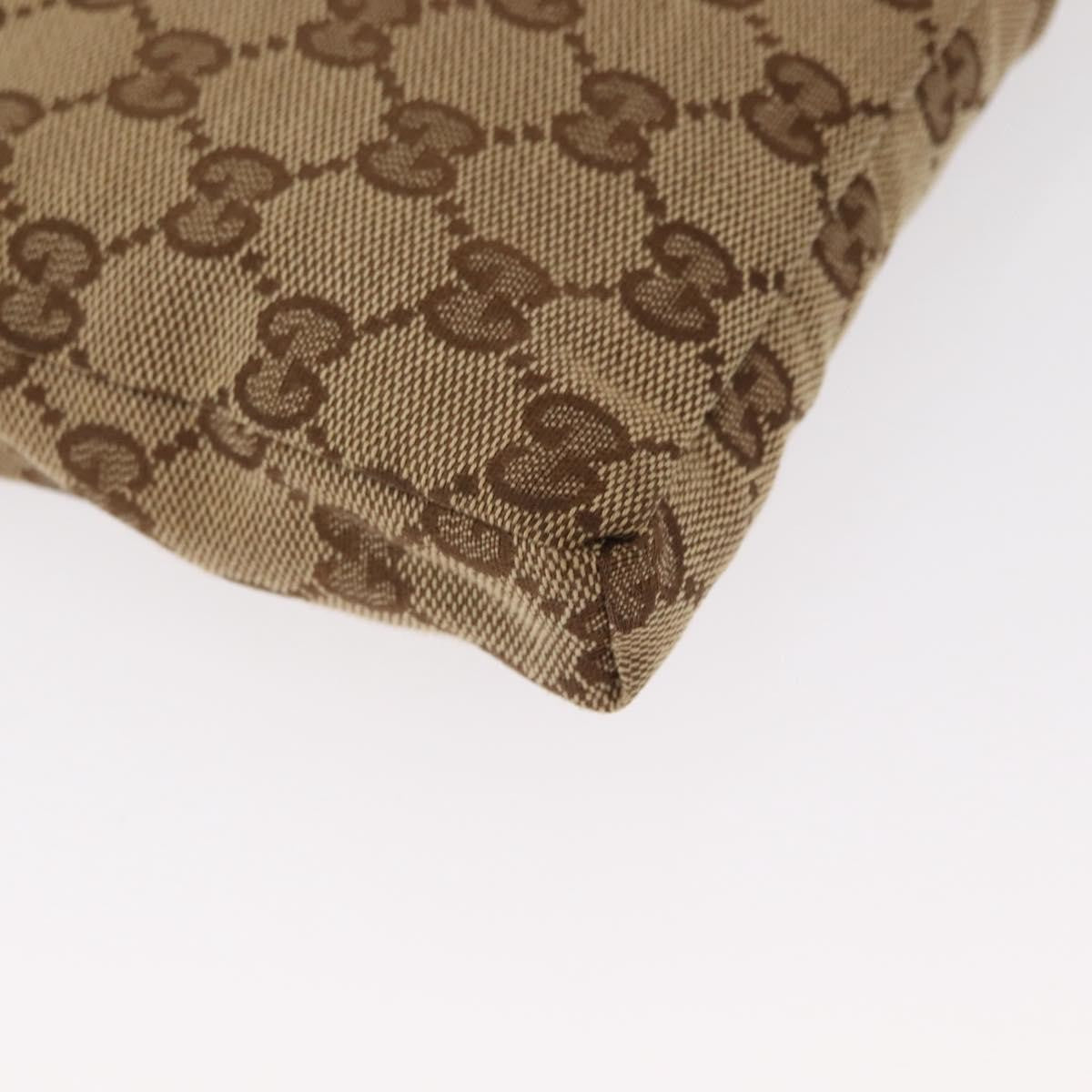 Gucci Vintage Double Belt Bag GG Canvas with Leather