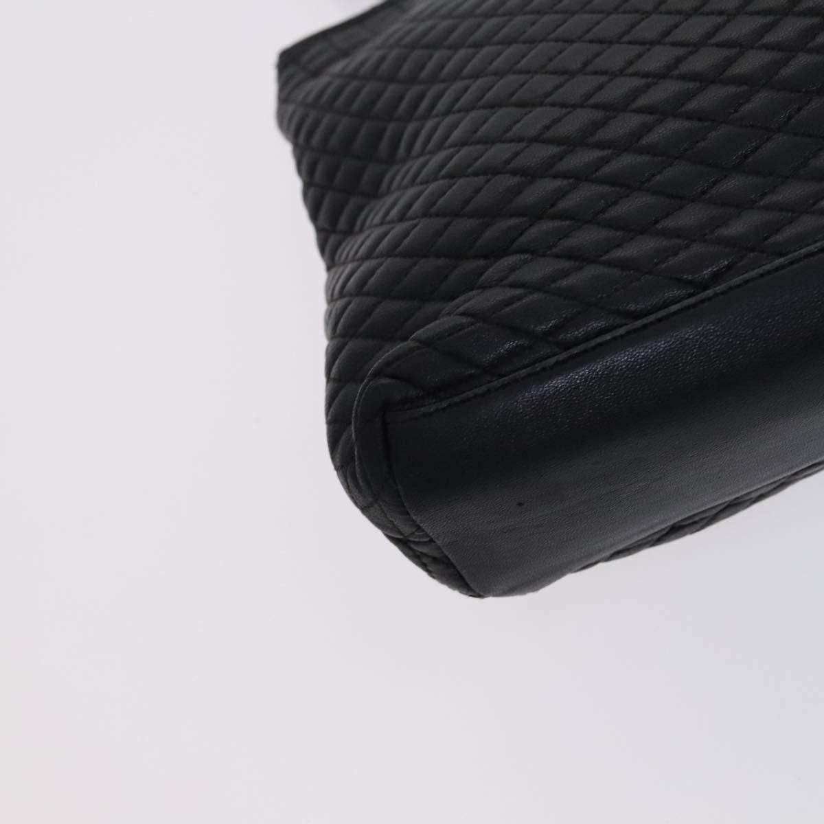 Bally Vintage Chain Shoulder Bag Quilted Leather