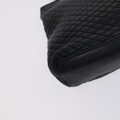 Bally Vintage Chain Shoulder Bag Quilted Leather