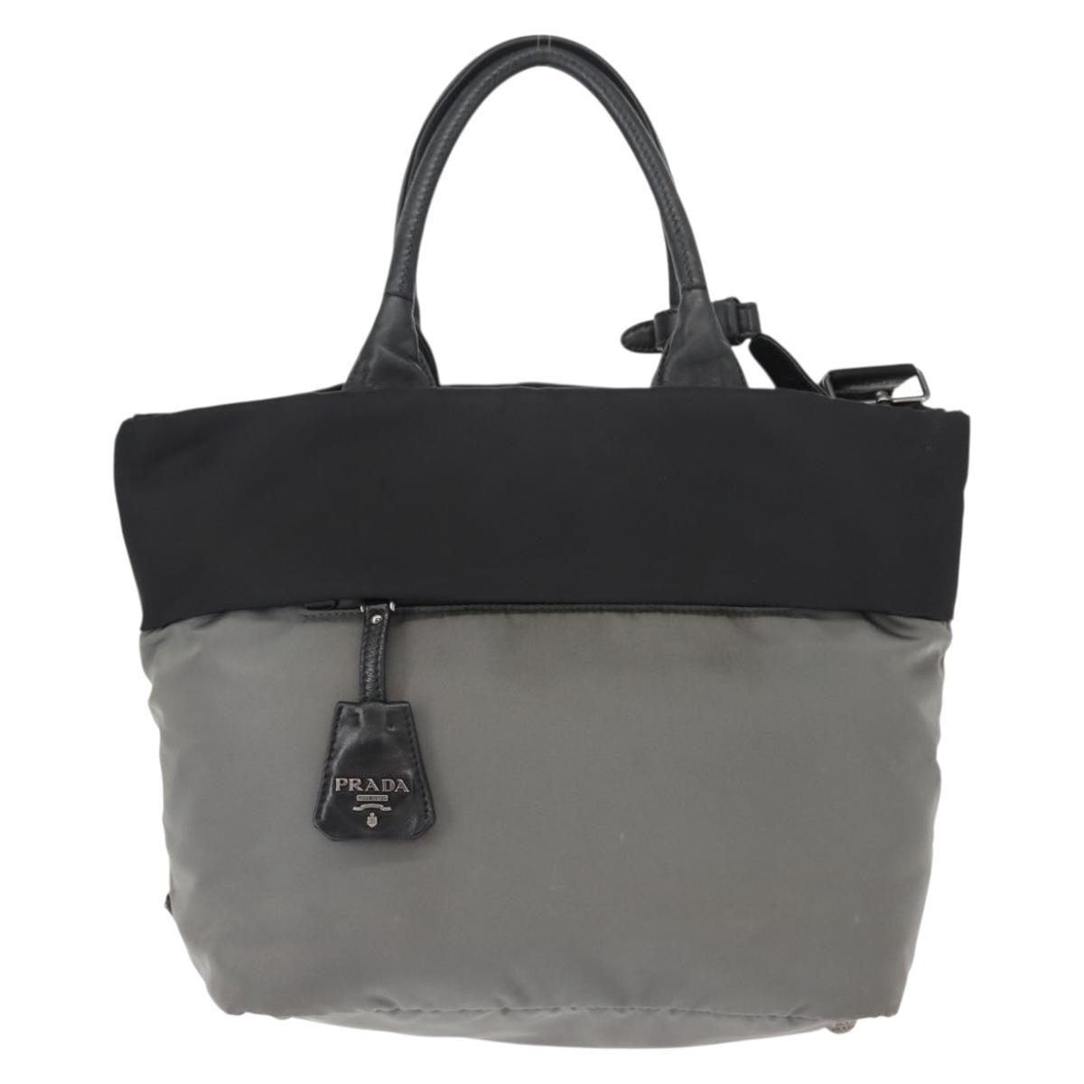 Prada Convertible Double Tote Tessuto