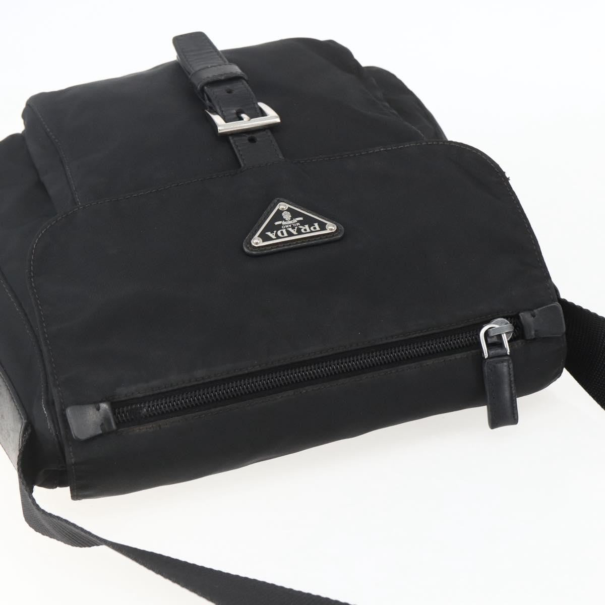 Prada Buckle Messenger Bag Tessuto
