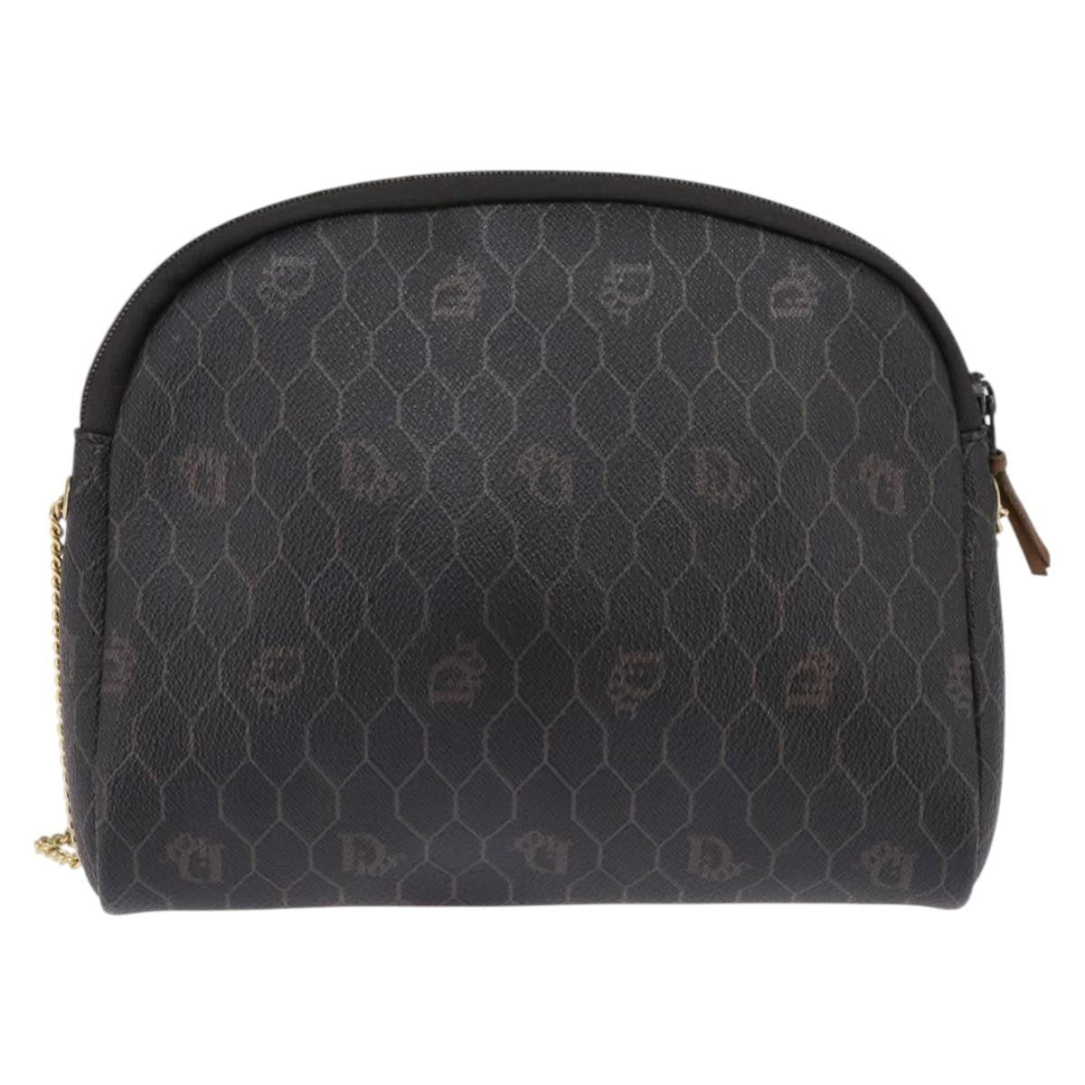 Christian Dior Vintage Honeycomb chain Canvas