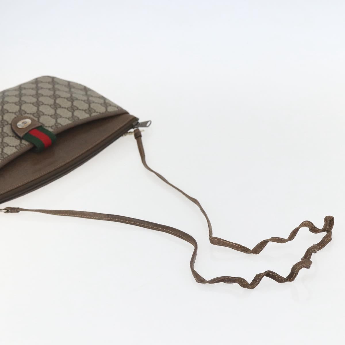 Gucci Vintage Web Crossbody Bag GG Coated Canvas