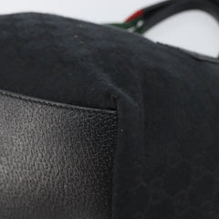 Gucci Web Zip Tote GG Canvas