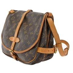 Louis Vuitton Saumur Handbag Monogram Canvas