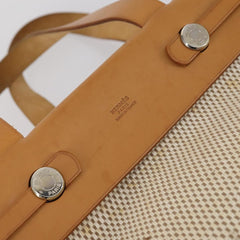 Hermes Herbag Cabas Toile and Leather