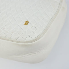 Bally Vintage Chain Shoulder Bag Quilted Leather