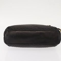 Bally Vintage Chain Shoulder Bag Quilted Leather