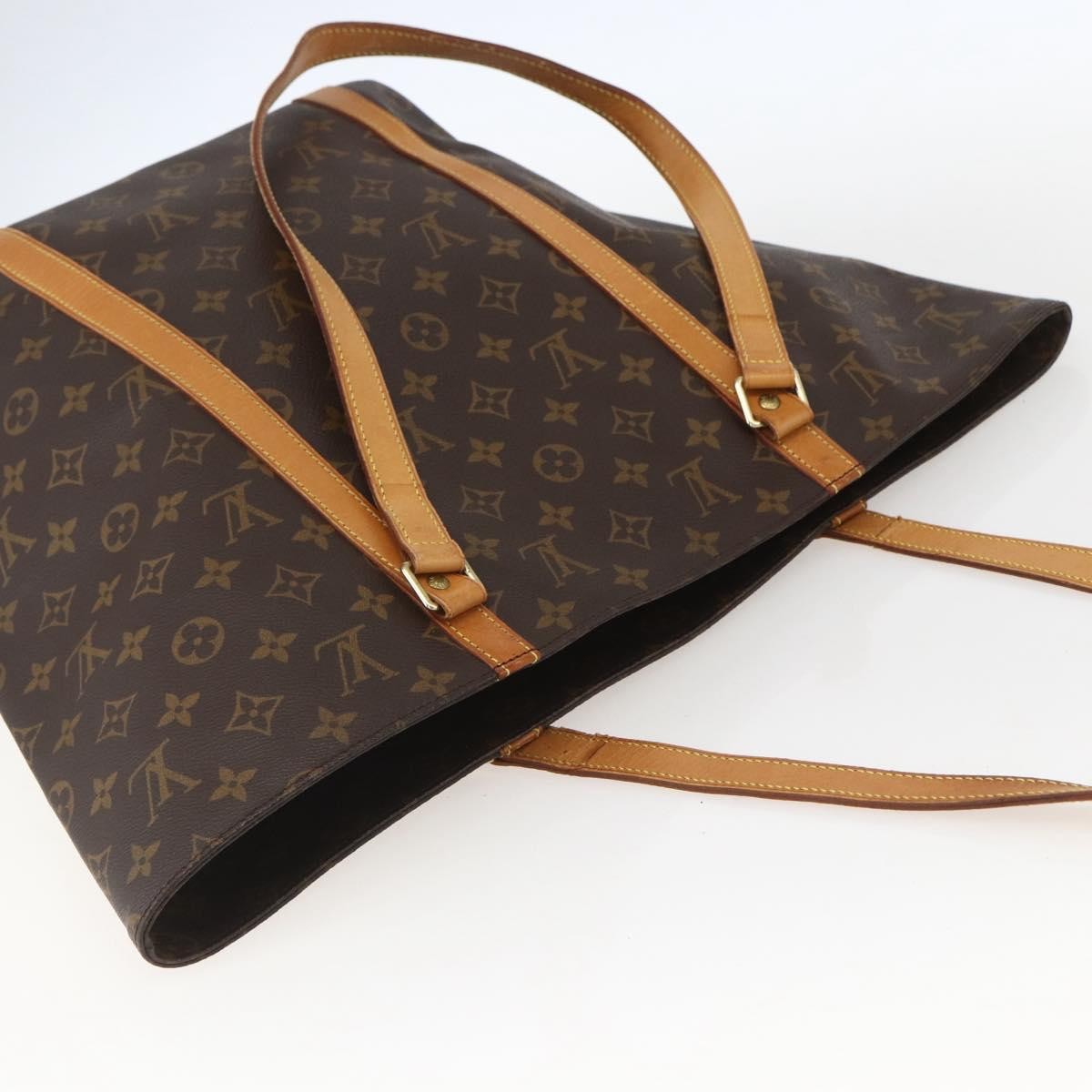 Louis Vuitton Shopping Sac Handbag Monogram Canvas