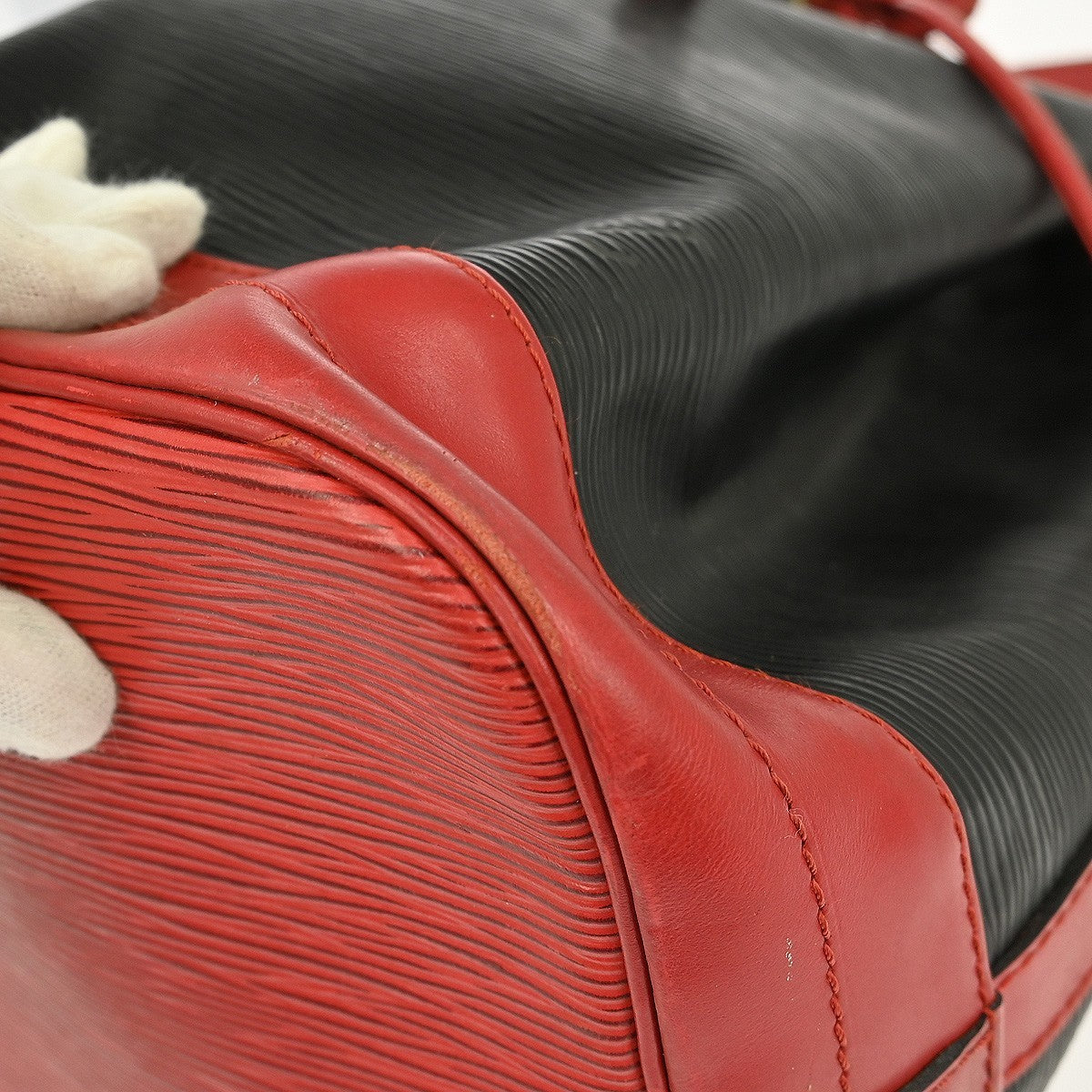 Louis Vuitton Bicolor Petit Noe Handbag Epi Leather