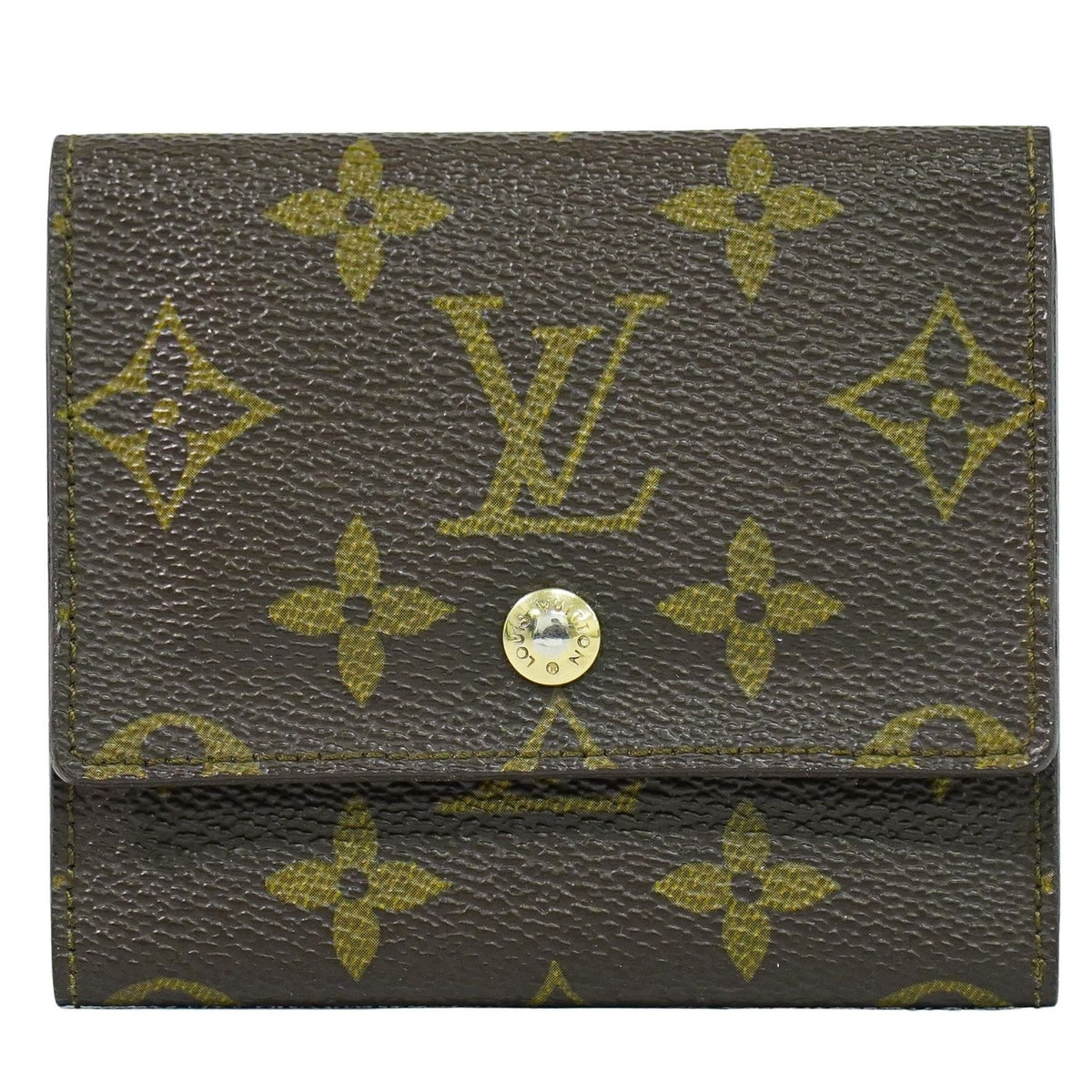 Louis Vuitton Porte Tresor Etui Papiers Wallet Monogram Canvas