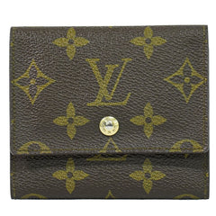 Louis Vuitton Porte Tresor Etui Papiers Wallet Monogram Canvas