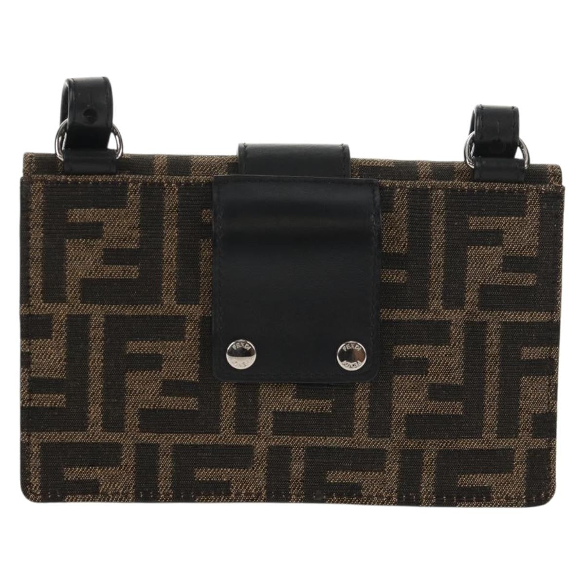 Fendi Baguette Convertible Belt Bag Zucca canvas