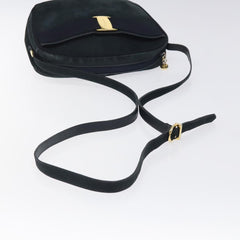 Salvatore Ferragamo Vala Shoulder Bag Suede