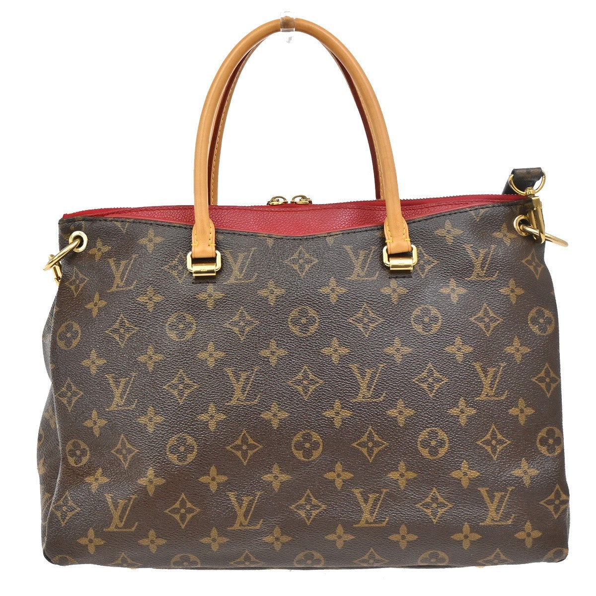 Louis Vuitton Pallas Tote Monogram Canvas with Leather