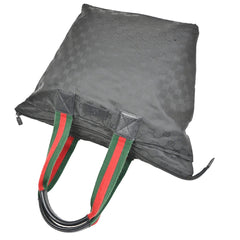 Gucci Web Zip Tote GG Canvas