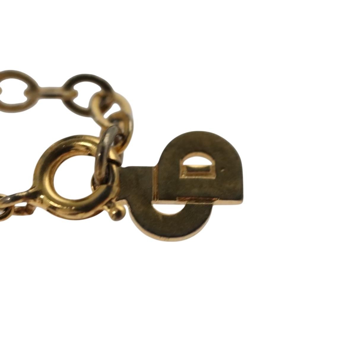 Christian Dior CD Pendant Necklace Metal