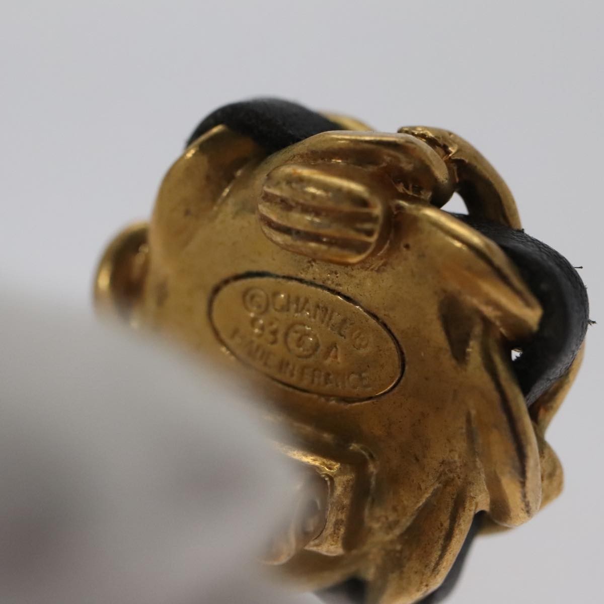 Chanel Vintage CC Clip-On Earrings Metal