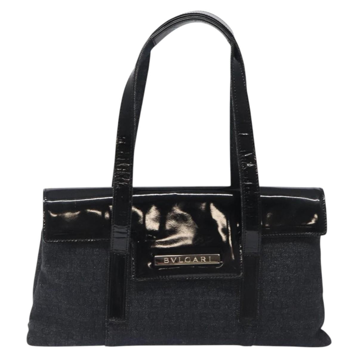 Bvlgari B.Zero1 Logomania Bag Canvas with Leather