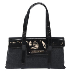Bvlgari B.Zero1 Logomania Bag Canvas with Leather