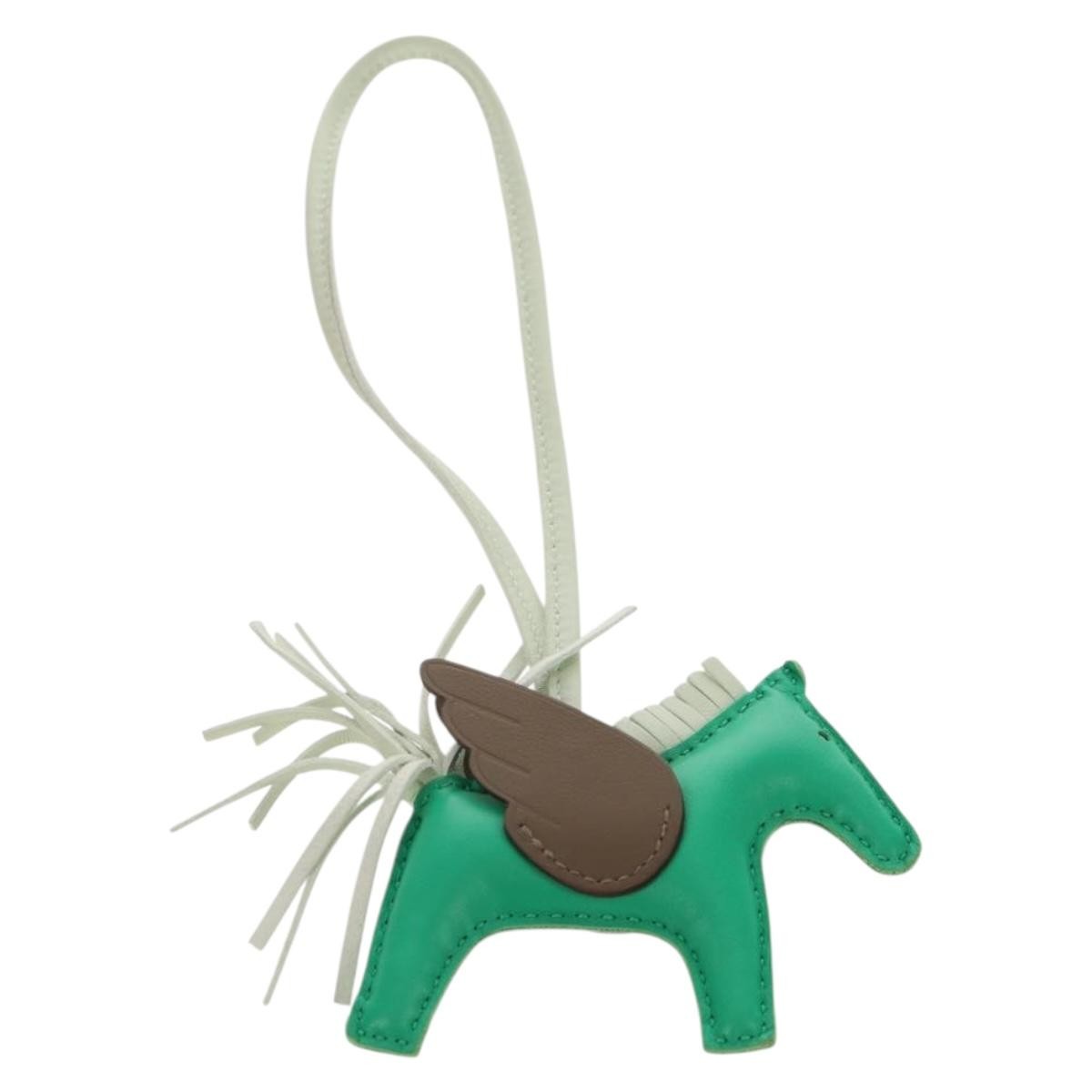 Hermes Pegase Rodeo Bag Charm Leather