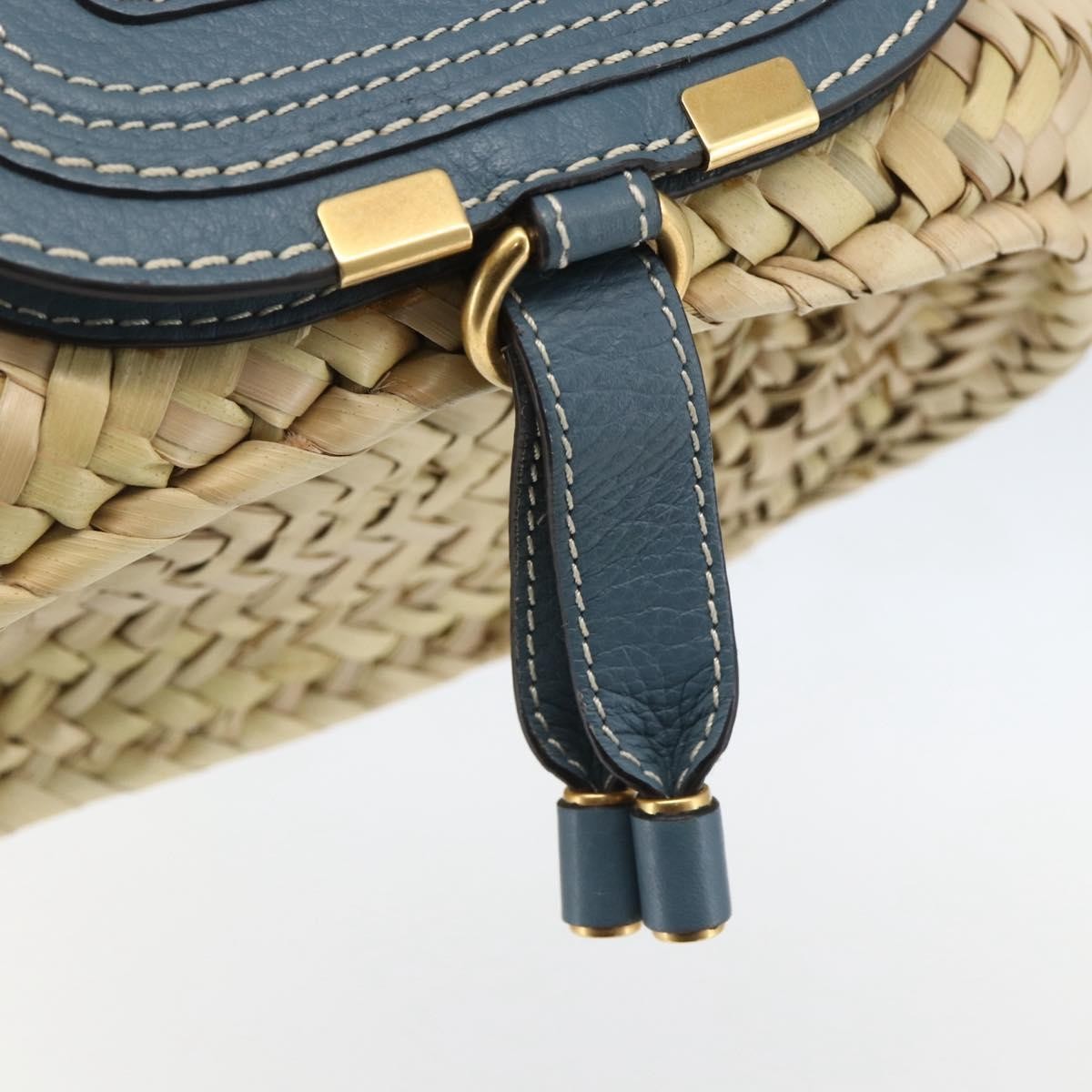 Chloe Marcie Basket Bag Raffia