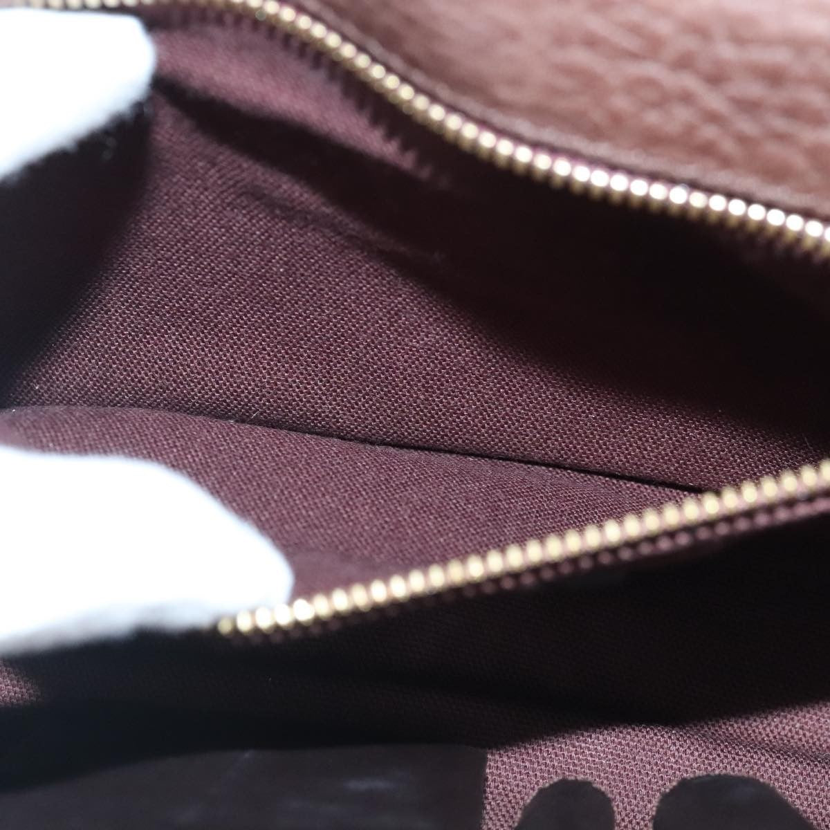 Salvatore Ferragamo Gancini Pouch Leather