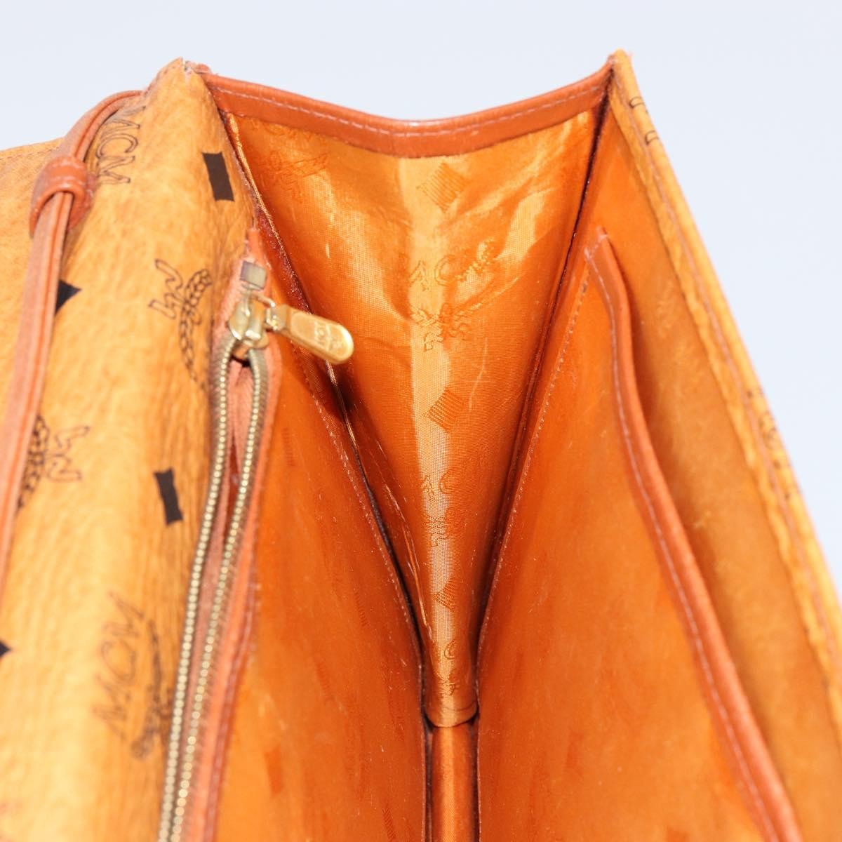 MCM Visetos Shoulder bag Canvas and Leather