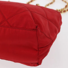 Prada Chain Shoulder Bag Quilted Tessuto