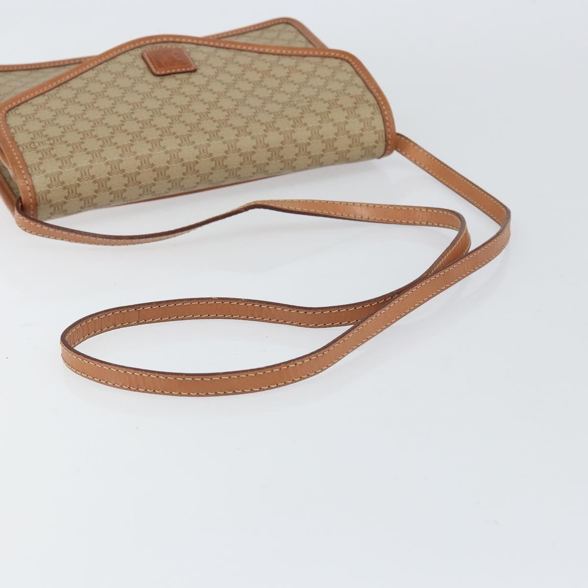 Celine Vintage Macadam Shoulder Bag Canvas