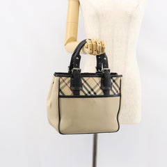Burberry Nova Check Handbag Nova Check Canvas