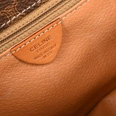 Celine Vintage Flap Shoulder Bag Macadam Coated Canvas